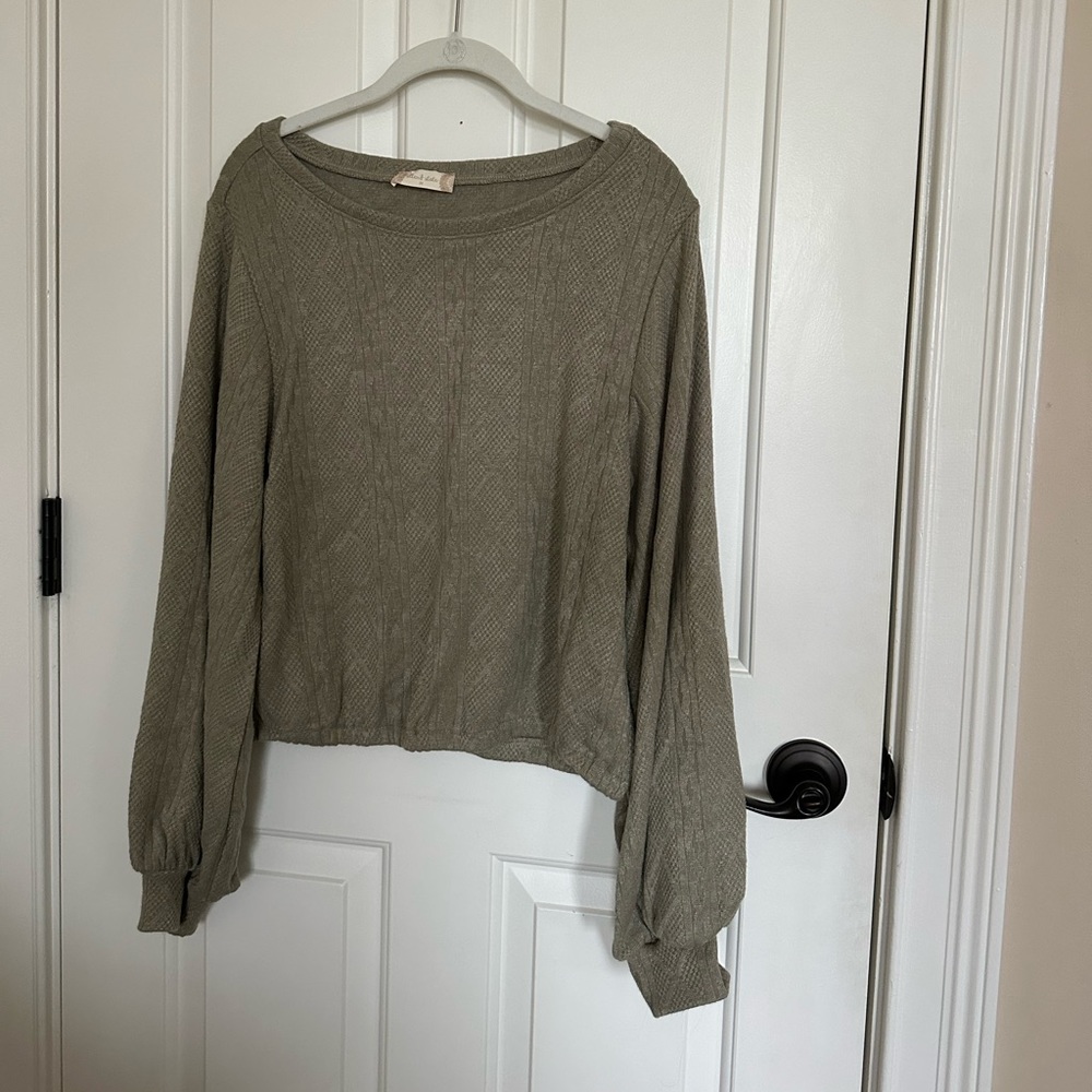 Altar’d State Swoop Neck Sweater